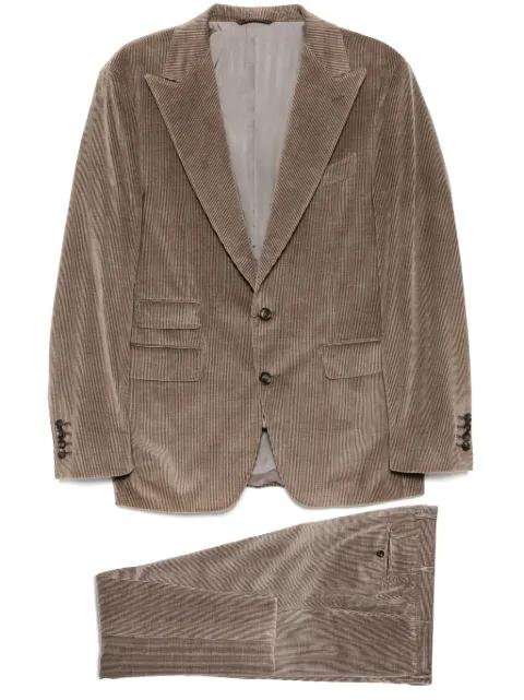 corduroy single-breasted suits by CANALI