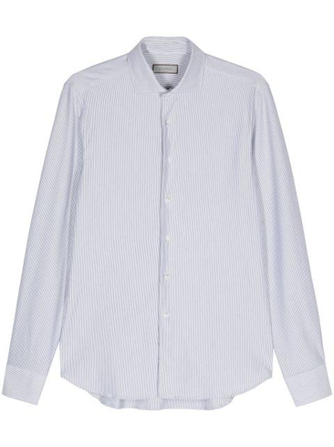 cutaway-collar striped shirt by CANALI