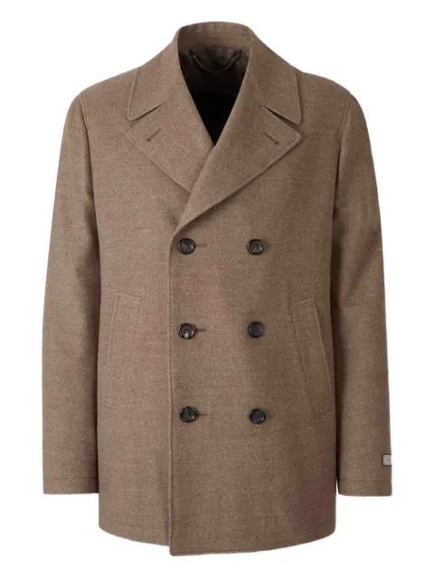 double-breasted coat by CANALI