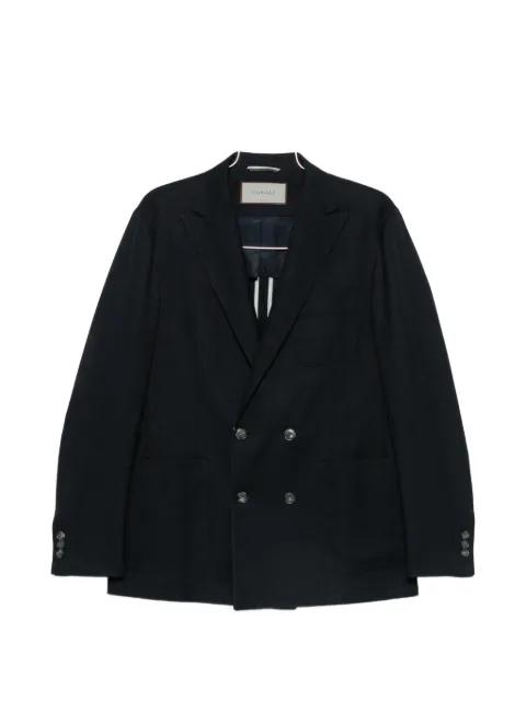 double-breasted peaked-lapel blazer by CANALI
