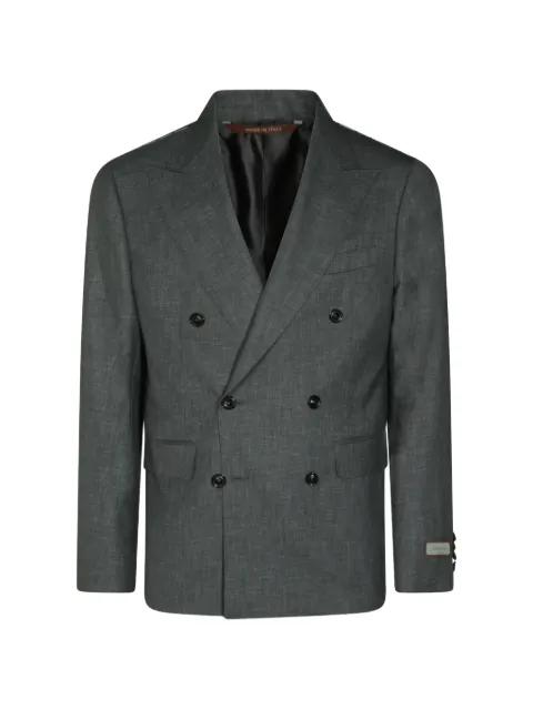 double-breasted wool suit by CANALI
