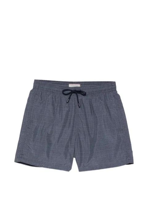 drawstring patterned swim shorts by CANALI