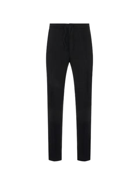 drawstring straight-leg trousers by CANALI
