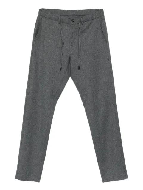 drawstring wool trousers by CANALI