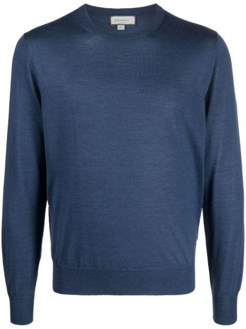 fine-knit crew-neck jumper by CANALI