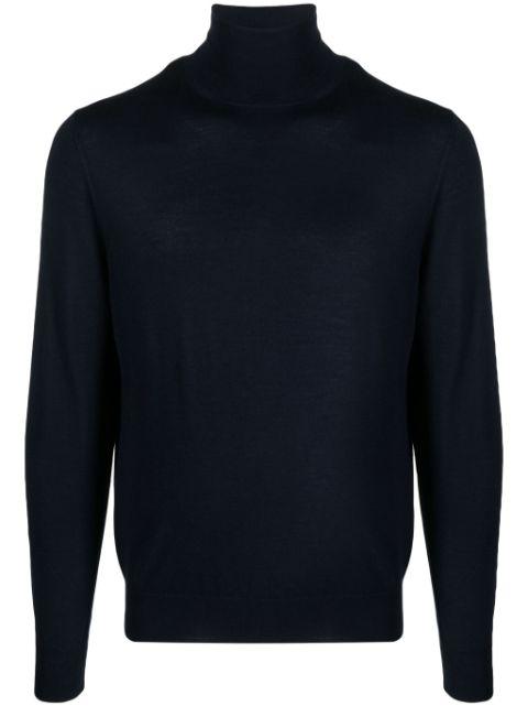 fine-knit roll neck jumper by CANALI