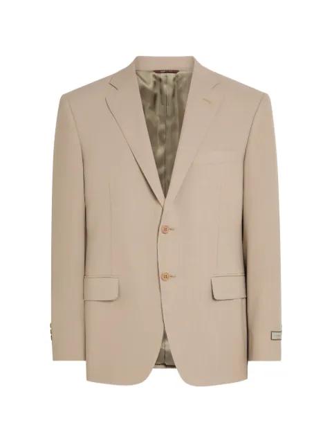 flap-pocket wool suit by CANALI