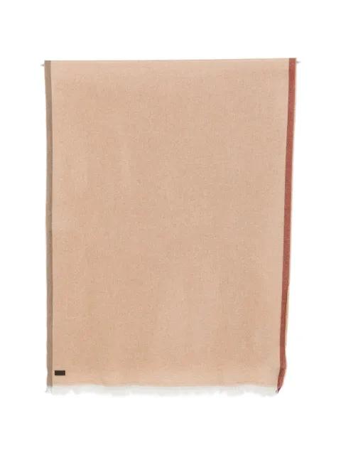 fringed cashmere scarf by CANALI