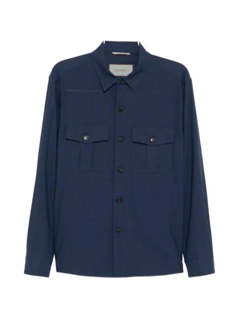 front-pocket shirt jacket by CANALI