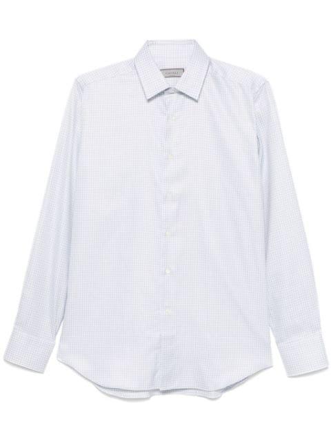 geometric-print shirt by CANALI