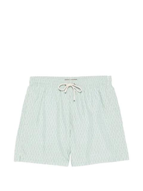 geometric-print swim shorts by CANALI