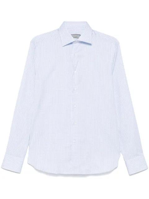 gingham check shirt by CANALI