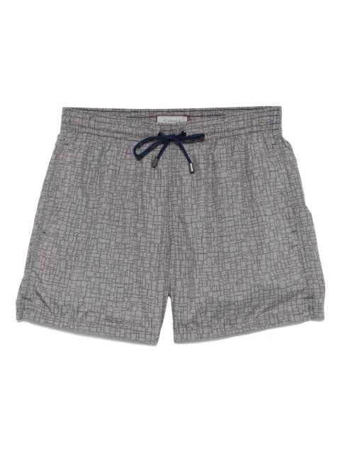 graphic-print swim shorts by CANALI