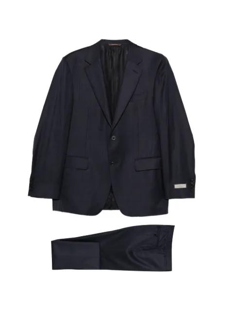 herringbone buttoned suit by CANALI