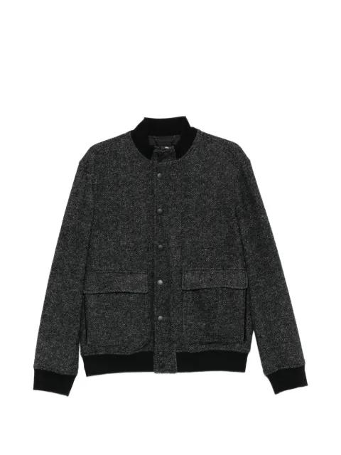 herringbone-pattern pocket jacket by CANALI