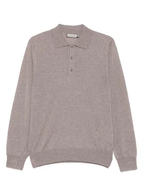 knited long-sleeved polo shirt by CANALI