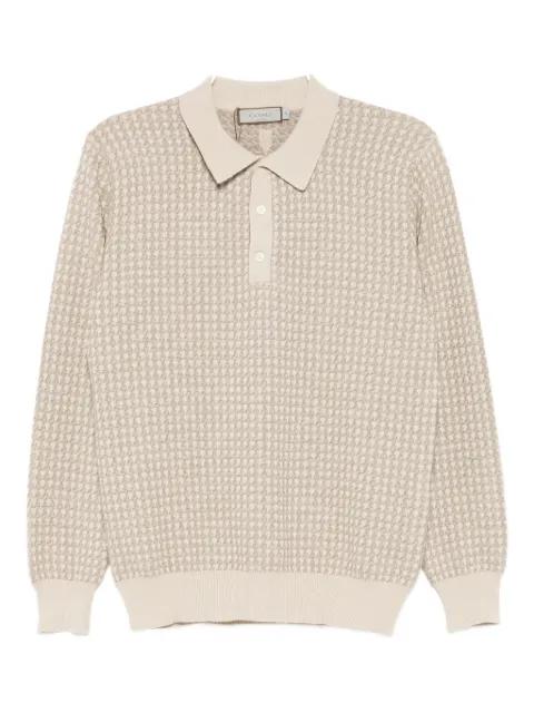 knitted polo shirt by CANALI
