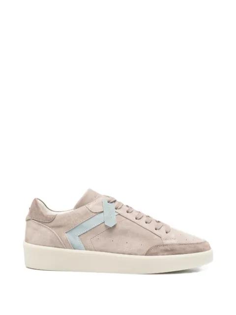 leather detail sneakers by CANALI