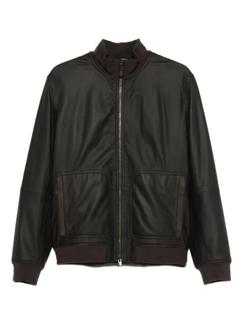 leather jacket by CANALI