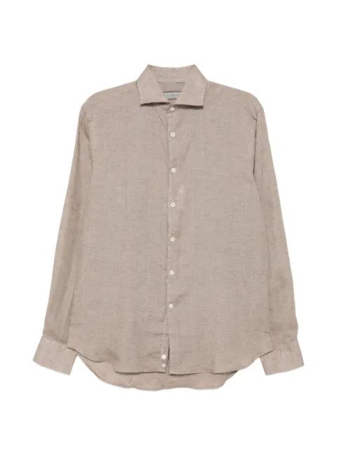 linen button-up shirt by CANALI