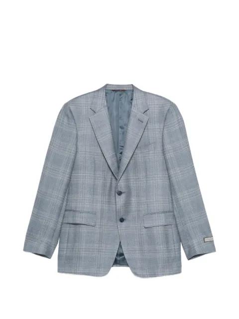 logo-label blazer by CANALI