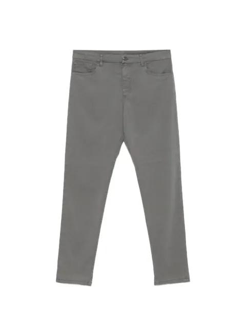 logo-patch five-pocket trousers by CANALI