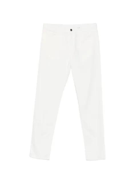 logo-patch trousers by CANALI