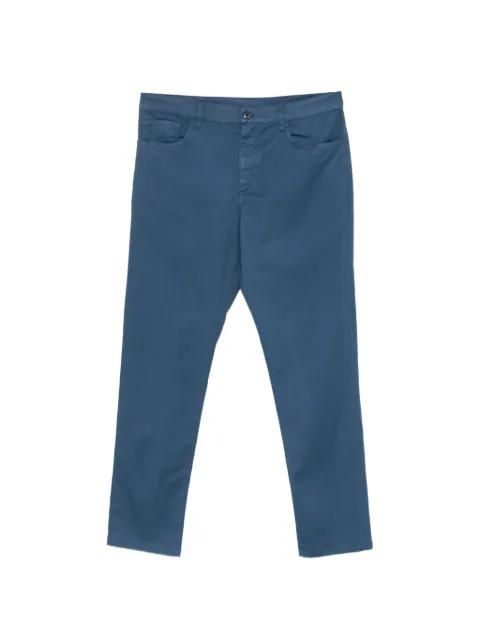 logo-patch trousers by CANALI