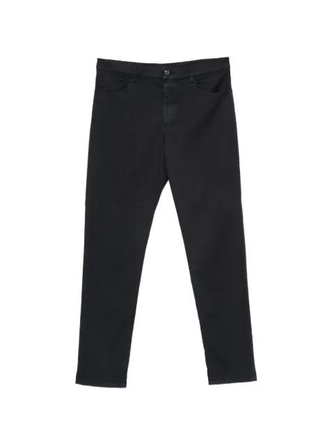 logo-patch trousers by CANALI