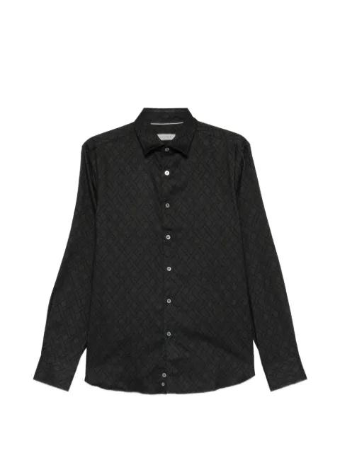 long-sleeve patterned shirt by CANALI