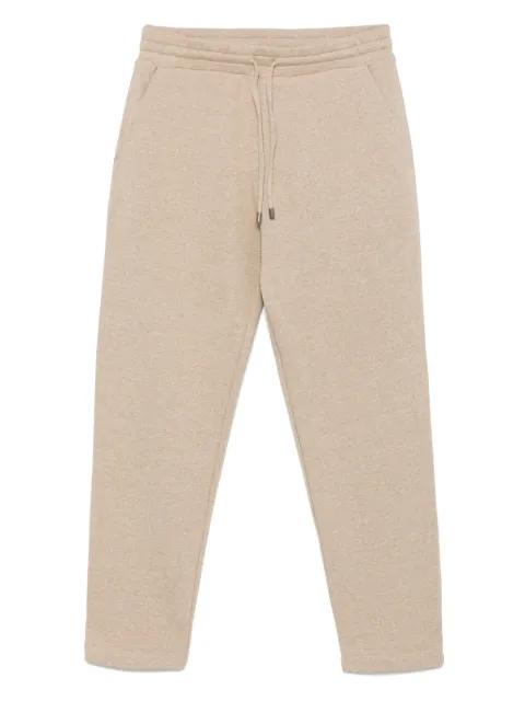 mélange-effect track pants by CANALI
