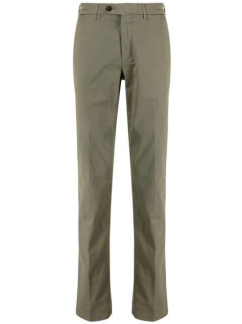 mid-rise straight-leg chino trousers by CANALI