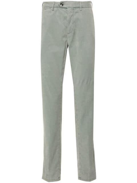 mid-rise tapered chinos by CANALI