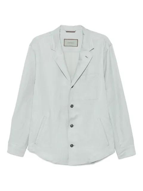 patch-pocket shirt jacket by CANALI