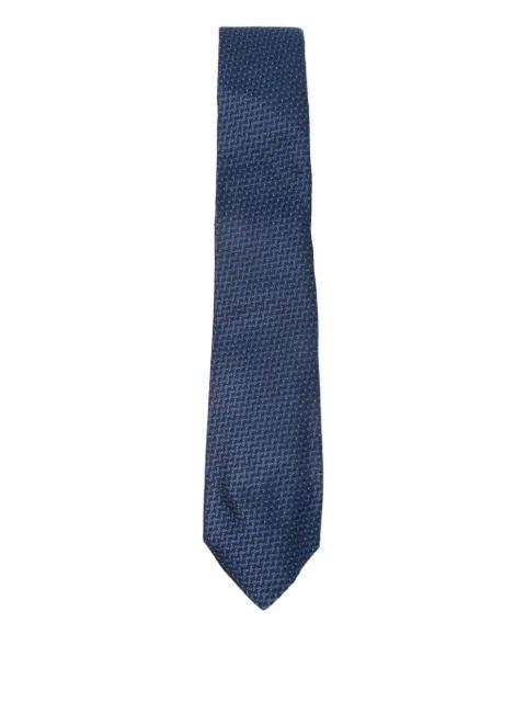 patterned tie by CANALI