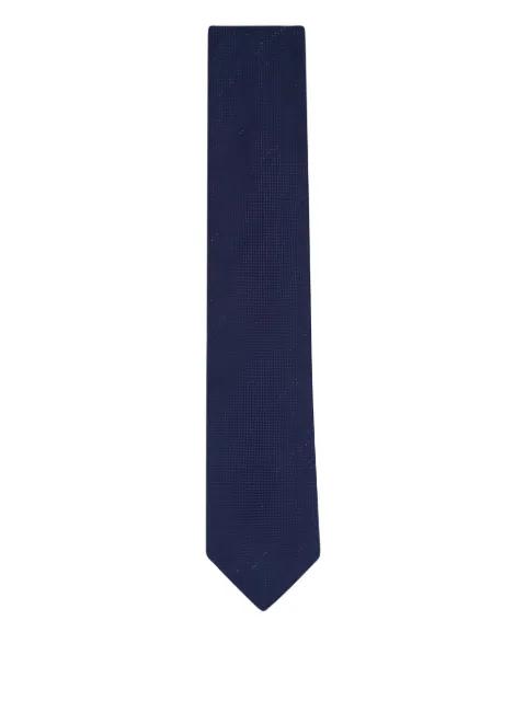 pointed textured tie by CANALI
