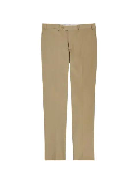 pressed-crease belt-loops trousers by CANALI