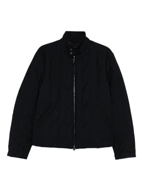quilted diamond-pattern padded jacket by CANALI