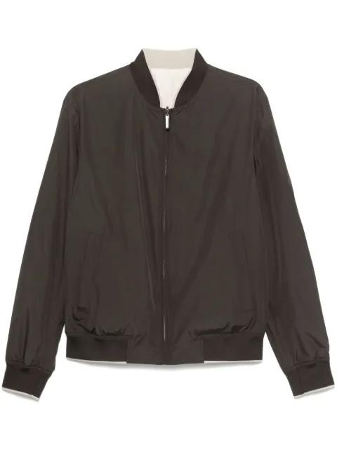 reversible bomber jacket by CANALI