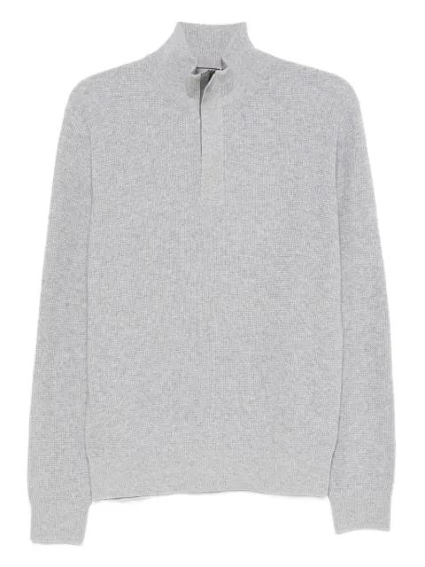 ribbed high-neck sweater by CANALI