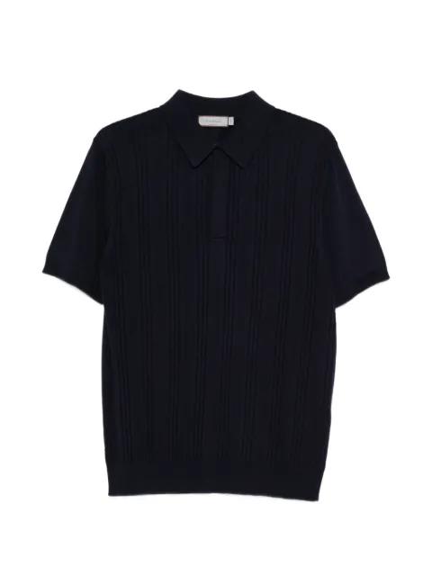 short-sleeve knitted polo shirt by CANALI