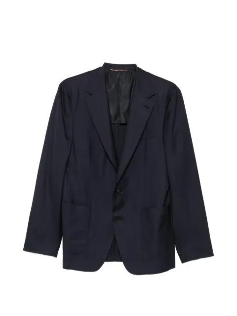 single-breasted notched-lapels blazer by CANALI