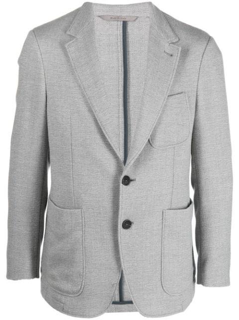 single-breasted wool blazer by CANALI