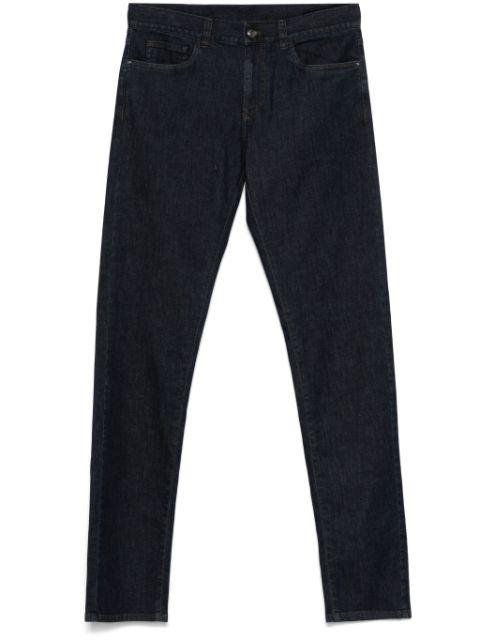 slim-cut jeans by CANALI