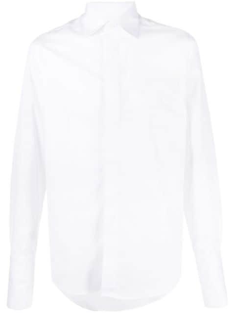 slim-cut tailored shirt by CANALI