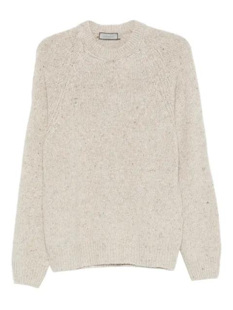 speckled crew-neck sweater by CANALI