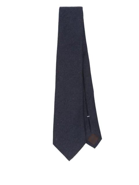 speckled silk tie by CANALI