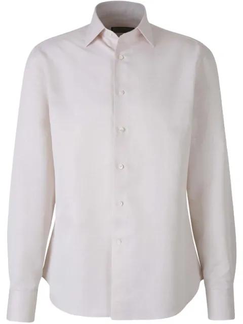 spread-collar shirt by CANALI