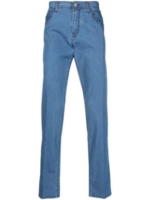 straight-leg denim jeans by CANALI