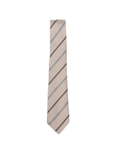 striped-pattern tie by CANALI